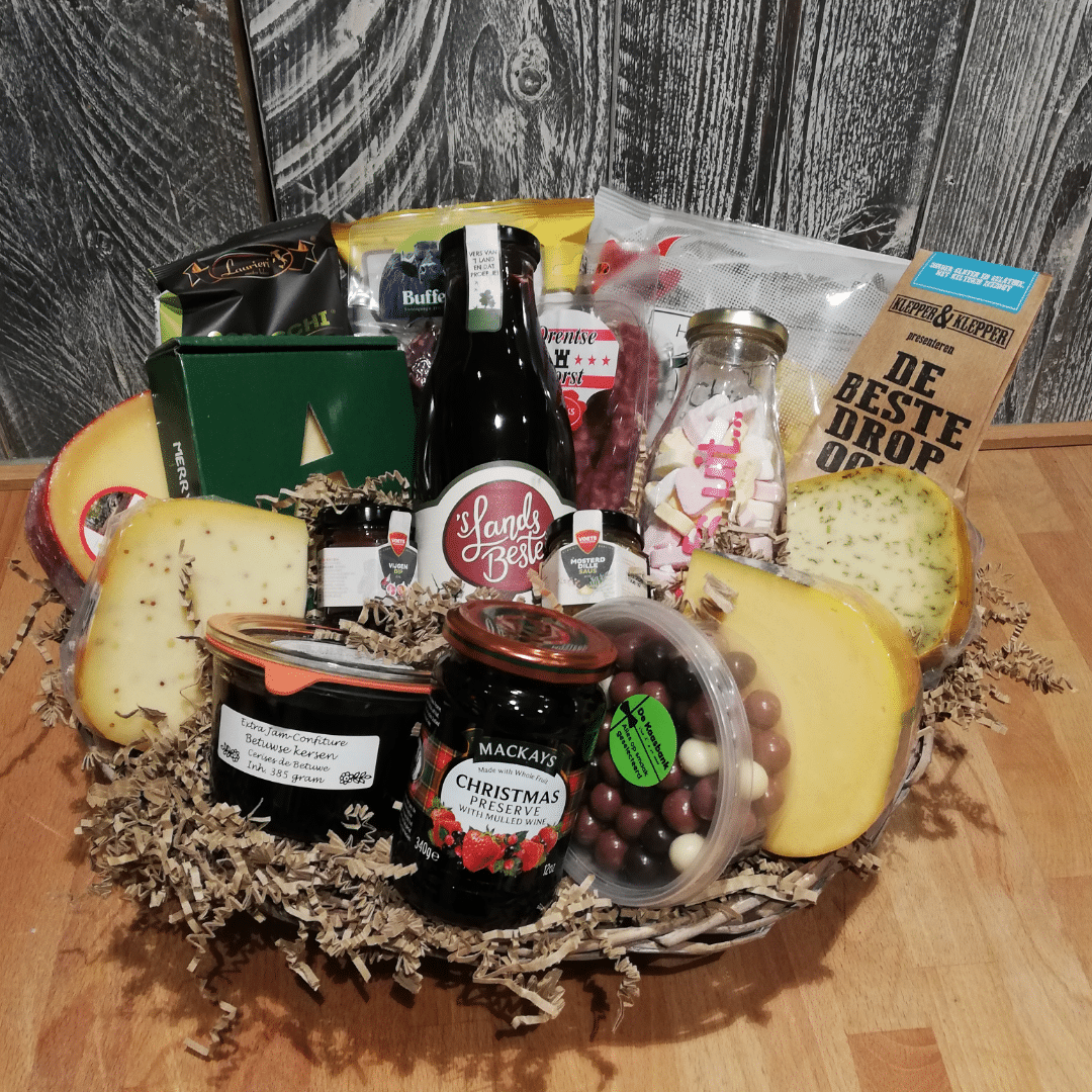 Cadeaupakket kaas en delicatessen